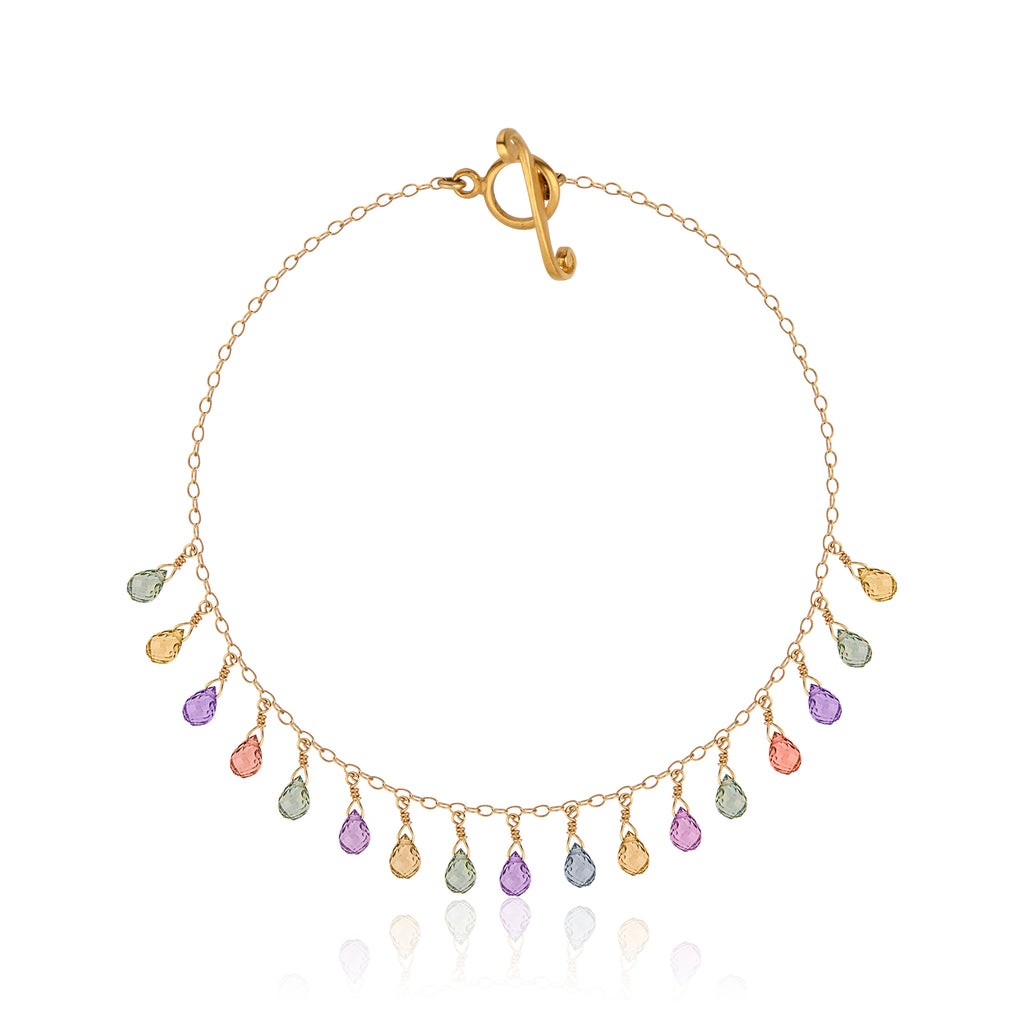 Sapphire Briolette Bracelect