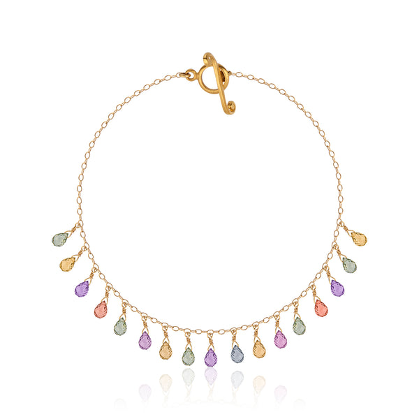 Sapphire Briolette Bracelect