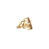 18k Yellow Gold Cloud Motif Ring