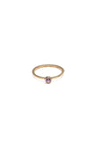 Stackable Bezel Rings with Diamonds, Rubies and Tanzanites in 22k Gold