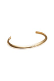 Narrow 22k Golden Cuff with Diamond Melee