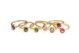 Tourmaline Stackable Ring
